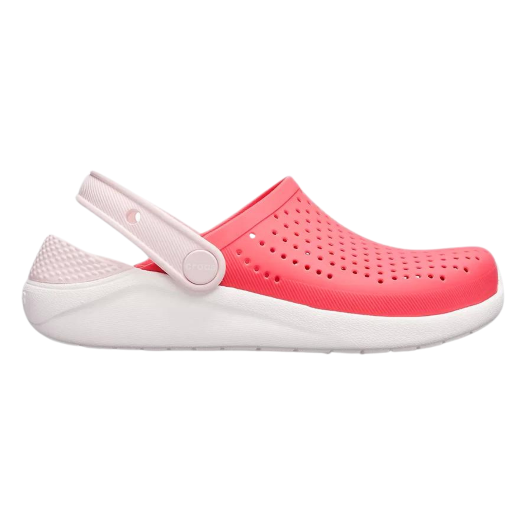 Crocs Kids’ LiteRide Clog Poppy / White Дитячі Сабо Крокс Лайтрайд Кідс 30 205964 фото поспішай обрати наймодніші товари Crocs