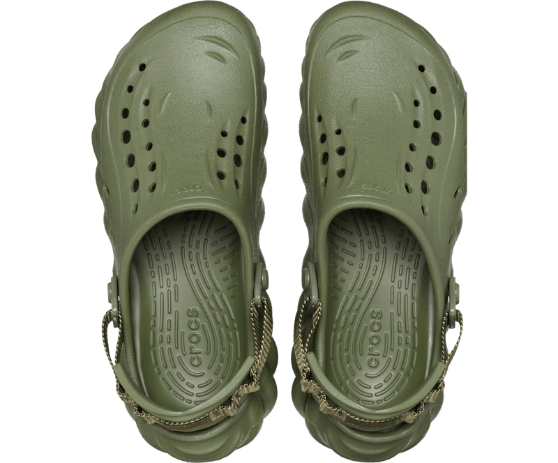 Crocs Echo Clog Army Green Мужские Сабо Крокс Эхо Зеленый 40-41 207937 фото спеши выбрать самые модные товары Crocs