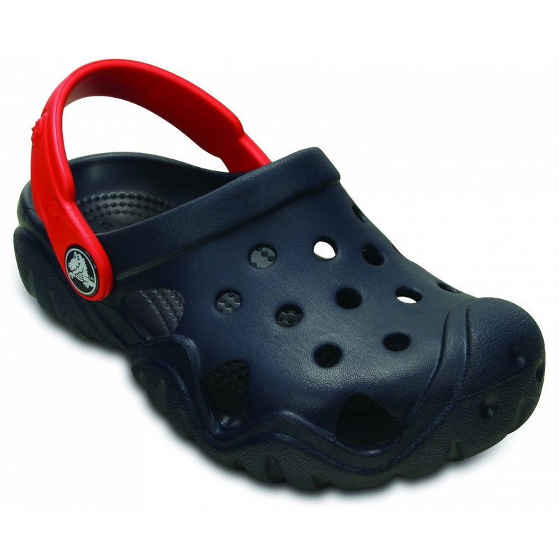 Crocs Kids’ Swiftwater Clog Navy/Red Дитячі Сабо Крокс Свіфтвотер 24 202607 фото поспішай обрати наймодніші товари Crocs