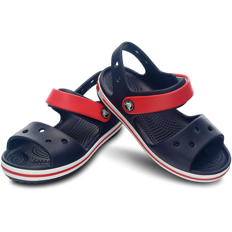 Crocs Kids’ Crocband Sandal Navy / Red Детские Крокс Крокбенд Сандал Кидс 24 205400 фото спеши выбрать самые модные товары Crocs
