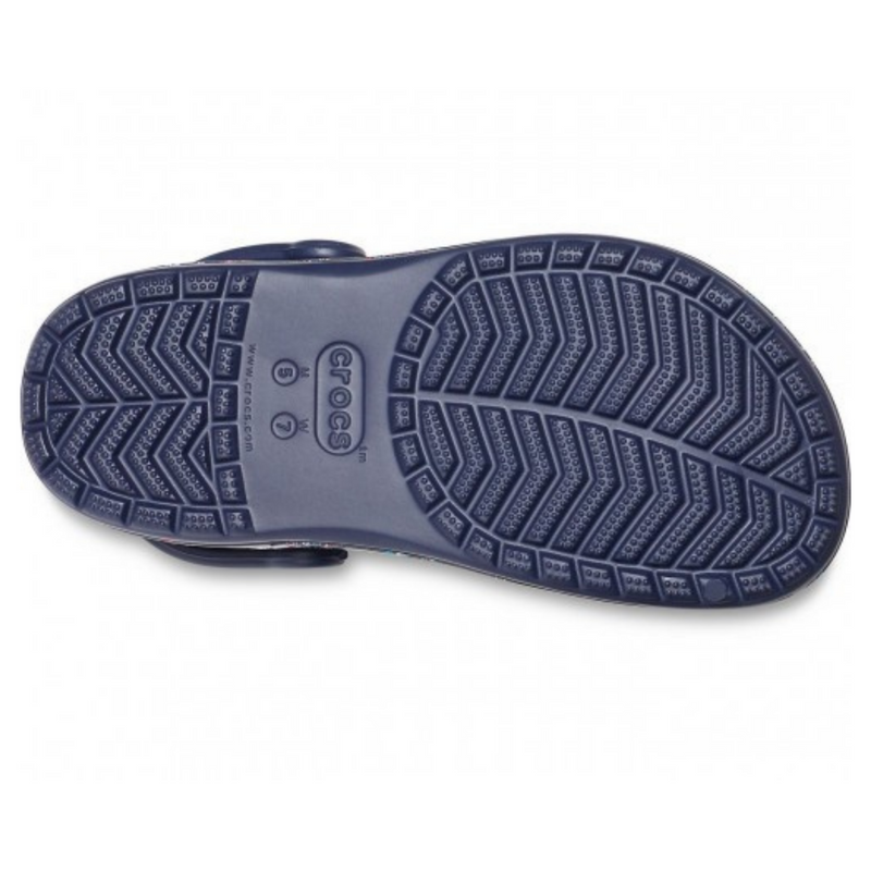 Crocs Bayaband Bandana Print Clog Navy Мужские Женские Сабо Крокс Баябенд 42 206233 фото спеши выбрать самые модные товары Crocs