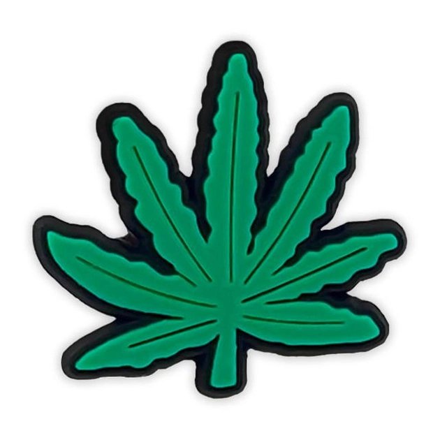 Jibbitz Hemp Marijuana Leaf №215 №215 фото поспішай обрати наймодніші товари Crocs
