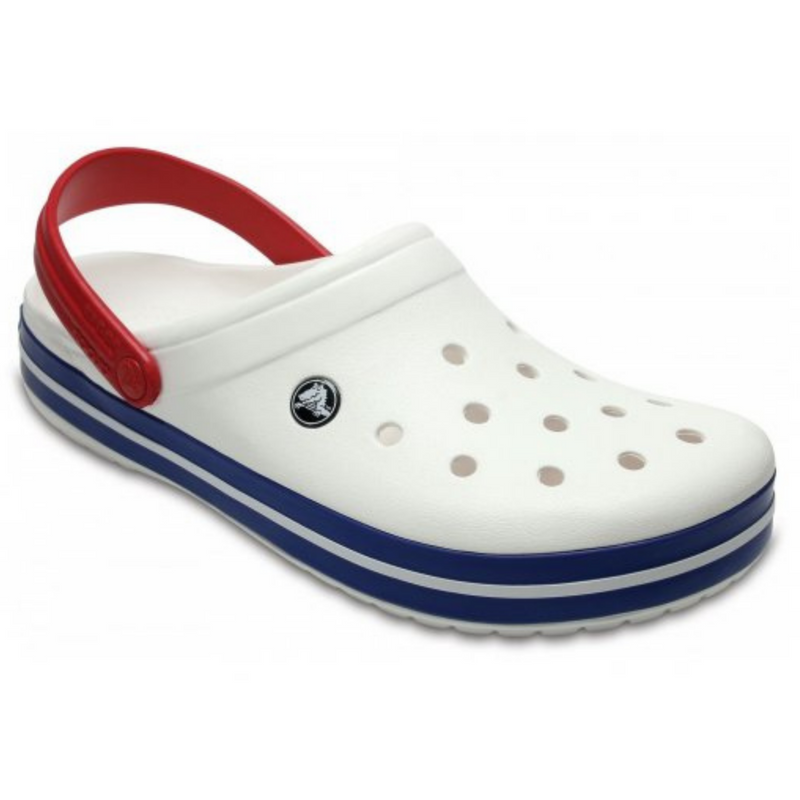 Crocs Crocband Clog White / Blue Чоловічі Жіночі Сабо Крокс Крокбенд 36 11016 фото поспішай обрати наймодніші товари Crocs