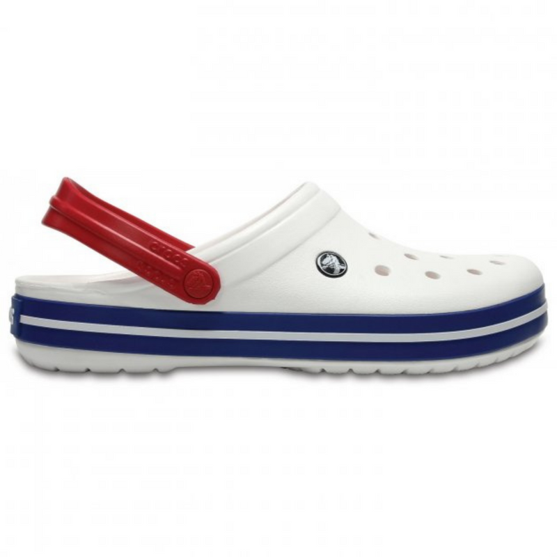 Crocs Crocband Clog White / Blue Мужские Женские Сабо Крокс Крокбенд 36 11016 фото спеши выбрать самые модные товары Crocs