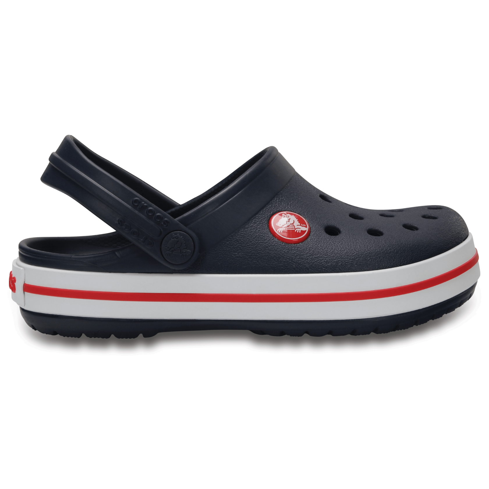 Crocs Kids’ Crocband Clog Navy / Red Детские Сабо Крокс Крокбенд Кидс 24 204537 фото спеши выбрать самые модные товары Crocs