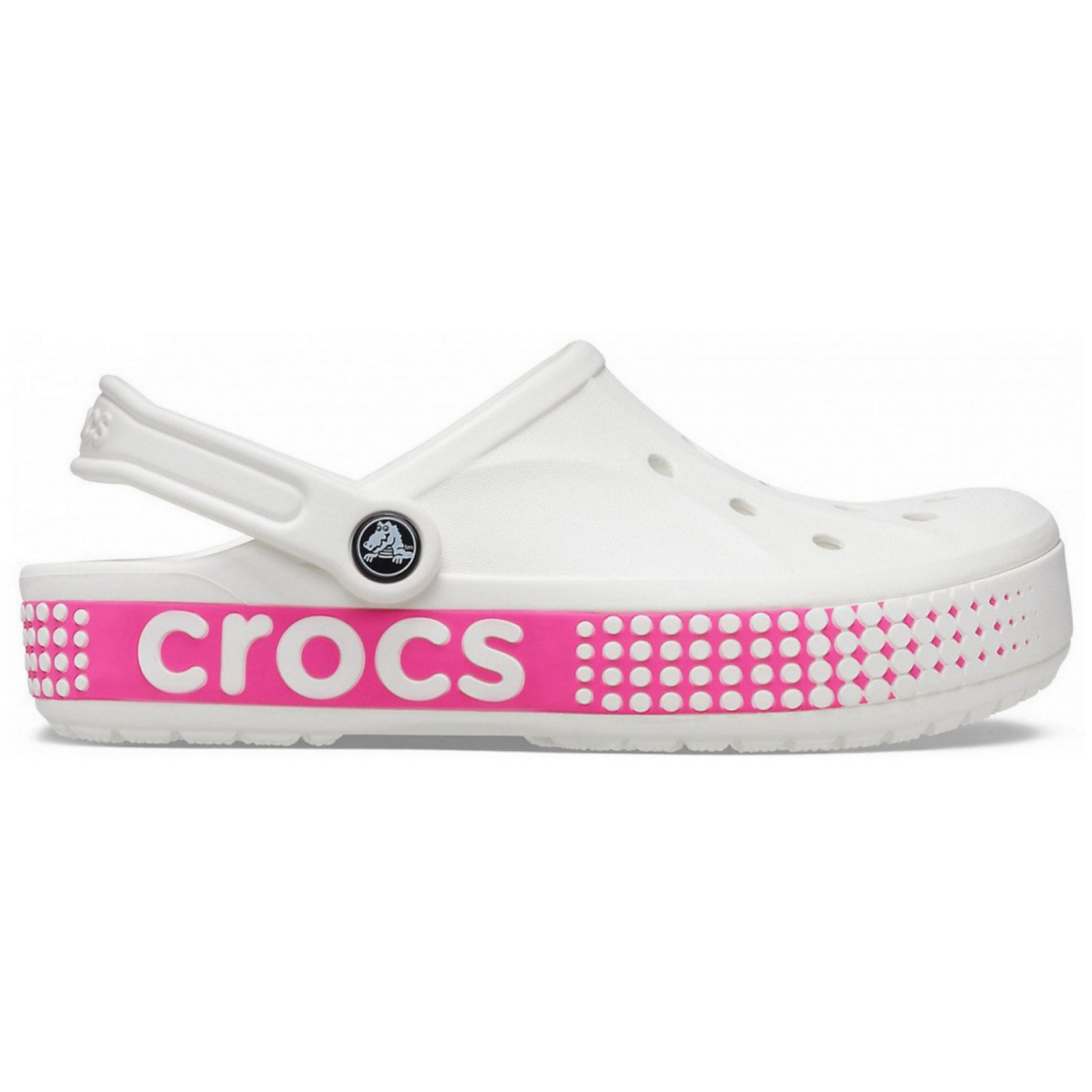 Crocs Bayaband Logo Motion Clog White Жіночі Сабо Крокс Баябенд 36 206852 фото поспішай обрати наймодніші товари Crocs