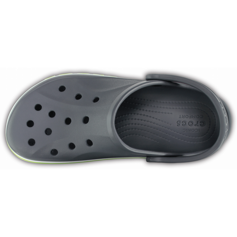 Crocs Bayaband Clog Charcoal/ Volt Green Чоловічі Жіночі Сабо Крокс Баябенд 38 7-36 фото поспішай обрати наймодніші товари Crocs