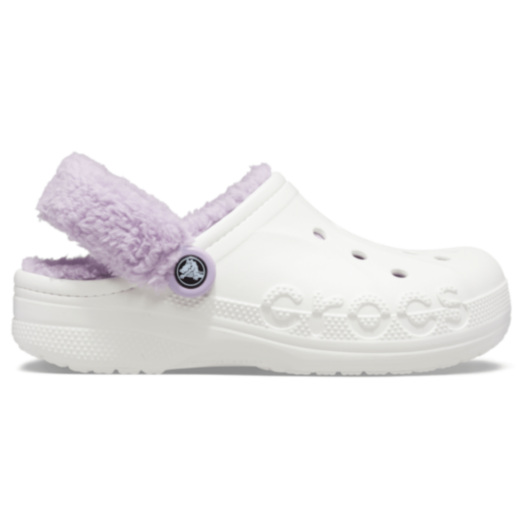 Crocs Baya Lined Fuzz-Strap Clog White Жіночі Сабо Крокс Бая Фузз-Стреп 36 206633 фото поспішай обрати наймодніші товари Crocs