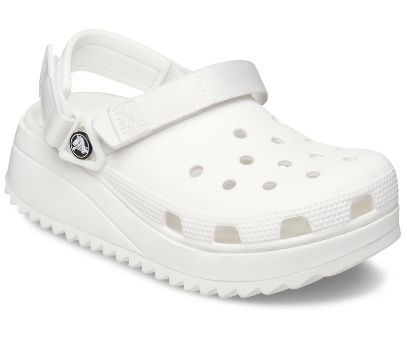Crocs Classic Hiker Clog White/White Чоловічі Жіночі Сабо Крокс Класік Хайкер 37 206772 фото поспішай обрати наймодніші товари Crocs