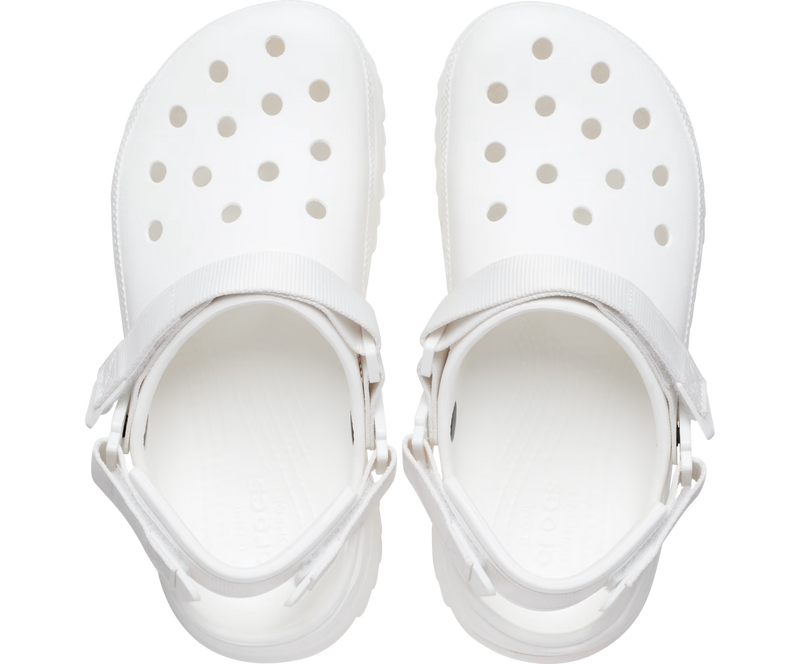 Crocs Classic Hiker Clog White/White Чоловічі Жіночі Сабо Крокс Класік Хайкер 37 206772 фото поспішай обрати наймодніші товари Crocs
