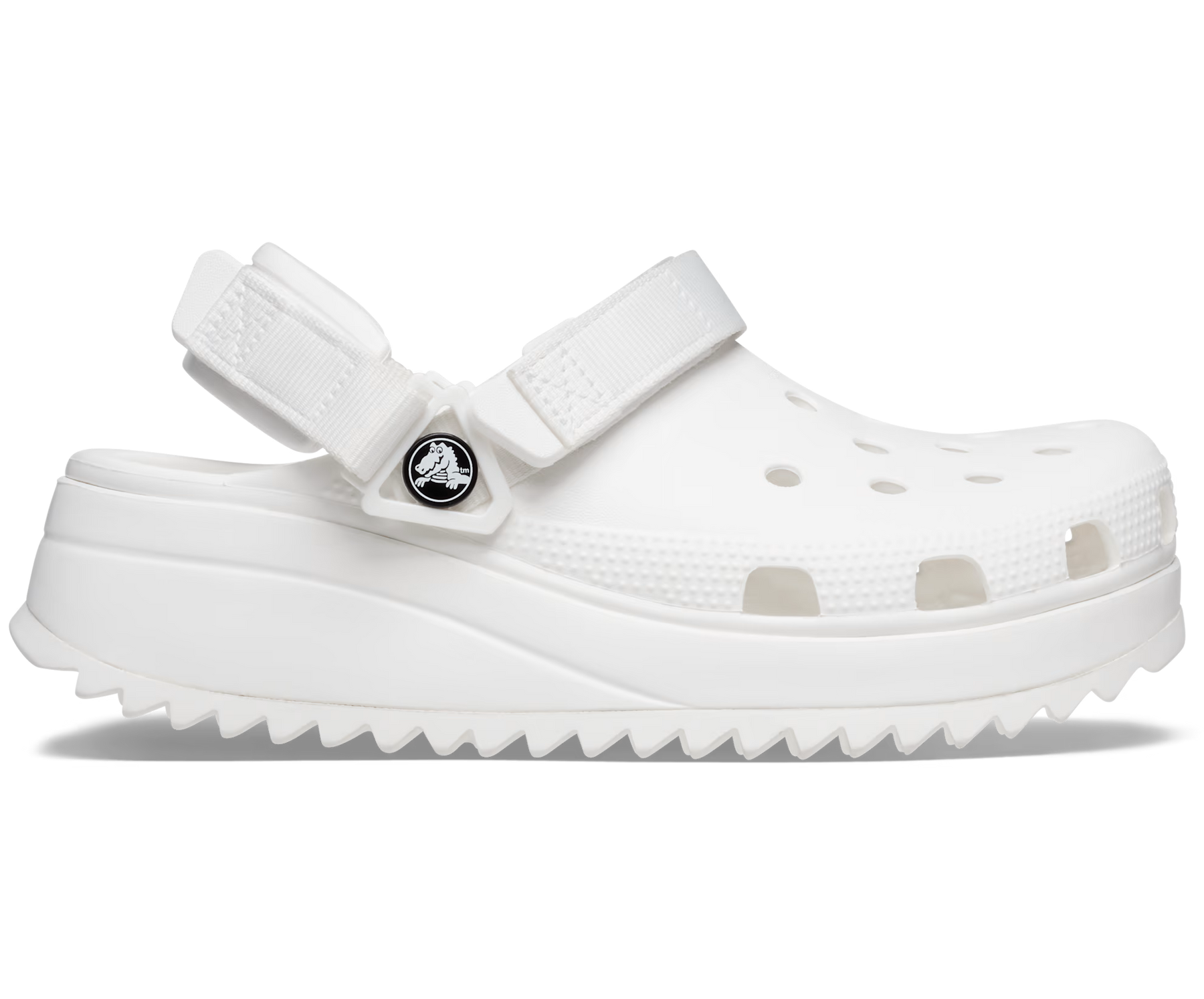 Crocs Classic Hiker Clog White/White Мужские Женские Сабо Крокс Классик Хайкер 38 206772 фото спеши выбрать самые модные товары Crocs