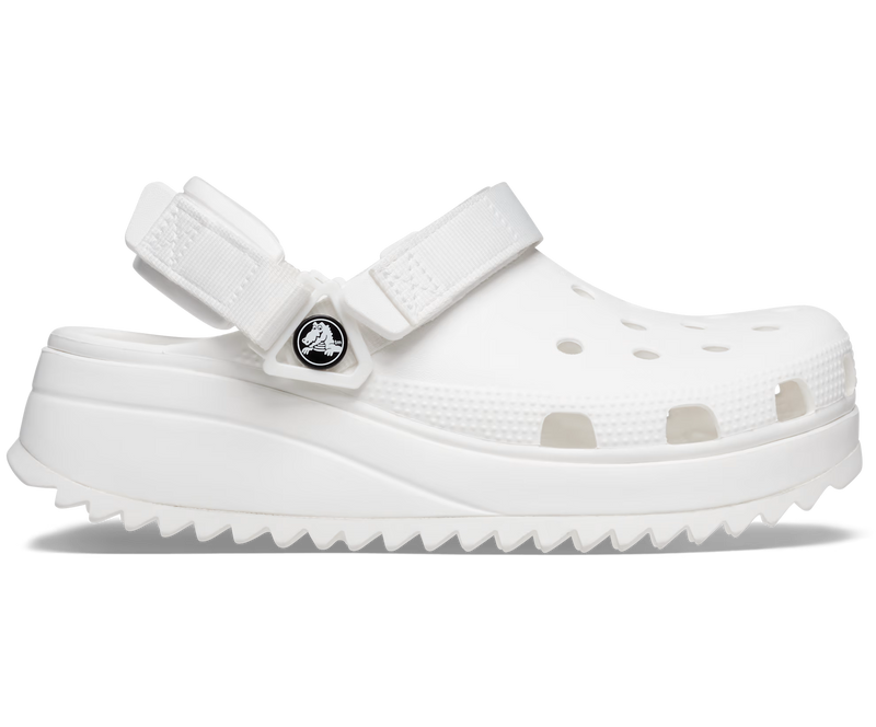 Crocs Classic Hiker Clog White/White Чоловічі Жіночі Сабо Крокс Класік Хайкер 38 206772 фото поспішай обрати наймодніші товари Crocs