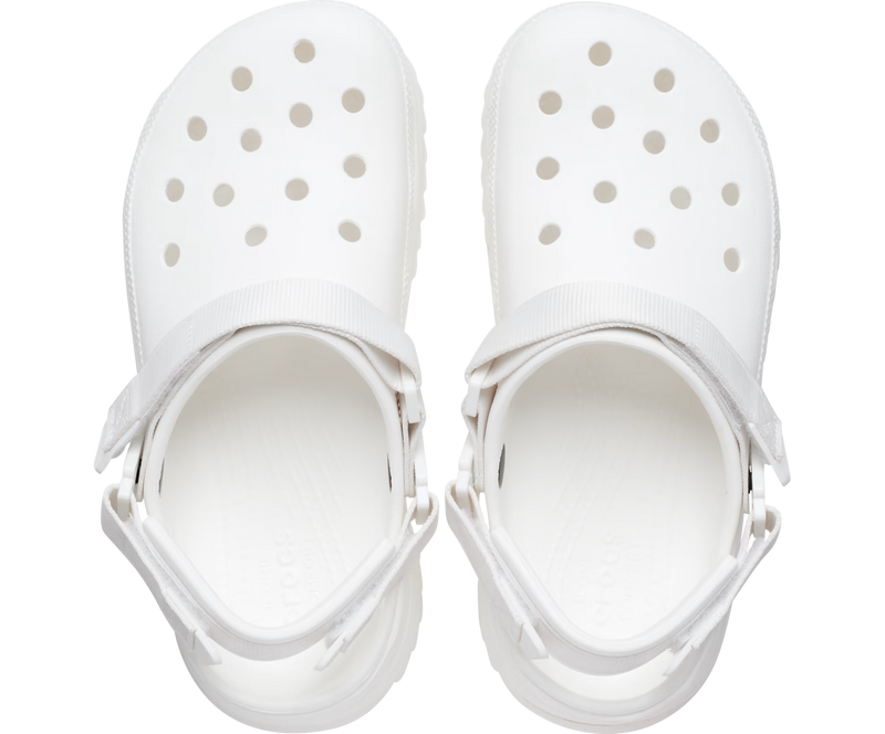 Crocs Classic Hiker Clog White/White Мужские Женские Сабо Крокс Классик Хайкер 38 206772 фото спеши выбрать самые модные товары Crocs