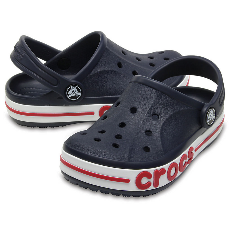 Crocs Kids’ Bayaband Clog Navy Детские Сабо Крокс Баябенд Кидс 25 205100 фото спеши выбрать самые модные товары Crocs