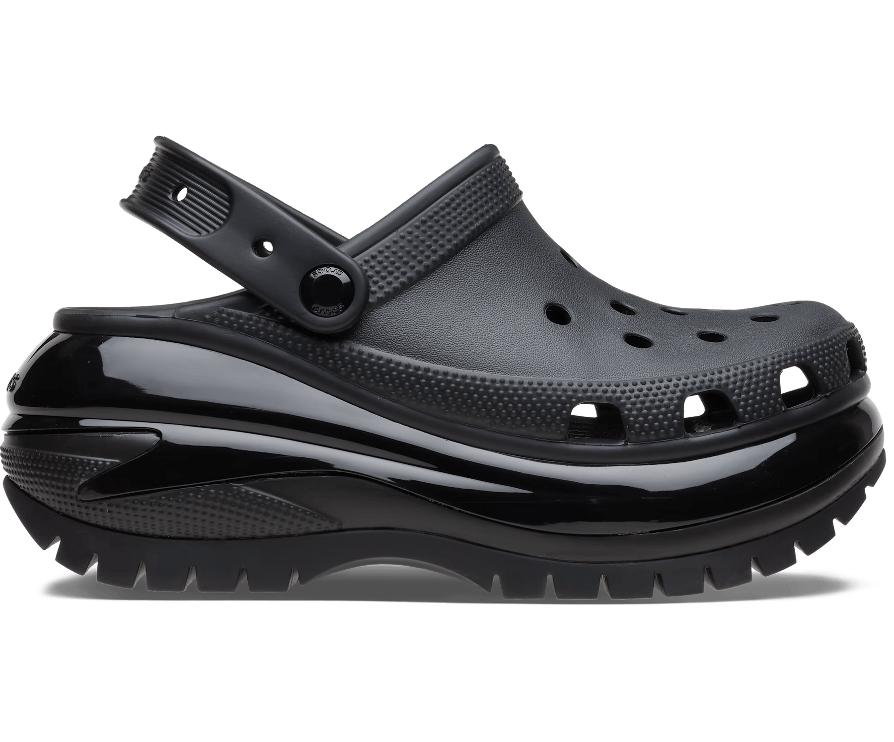 Crocs Mega Crush Clog Black Жіночі Сабо Крокс Мега Краш Чорний 36 207988 фото поспішай обрати наймодніші товари Crocs