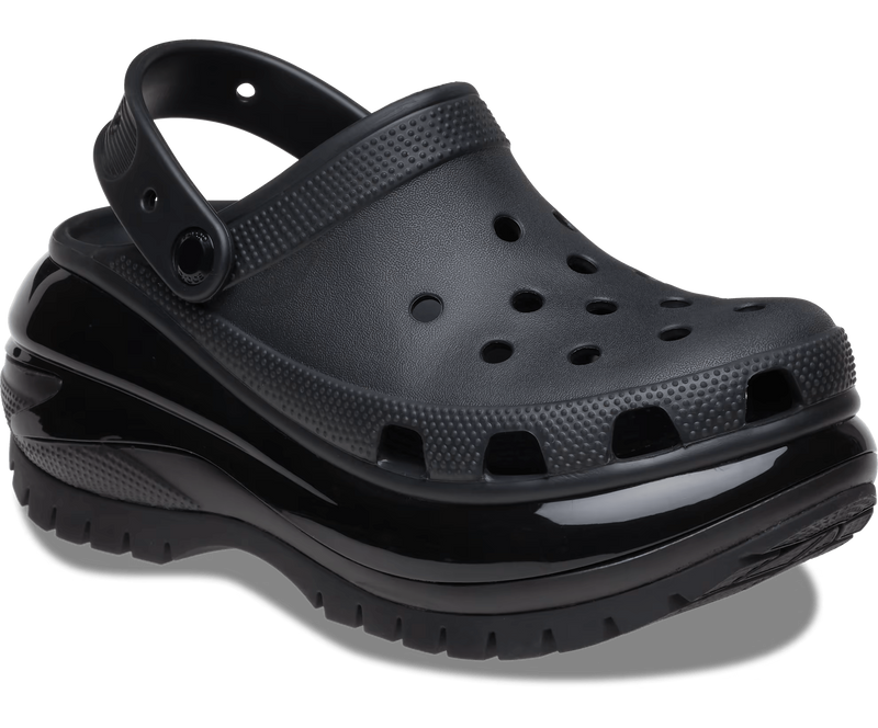 Crocs Mega Crush Clog Black Женские Крокс Мега Краш Черный 36 207988 фото спеши выбрать самые модные товары Crocs