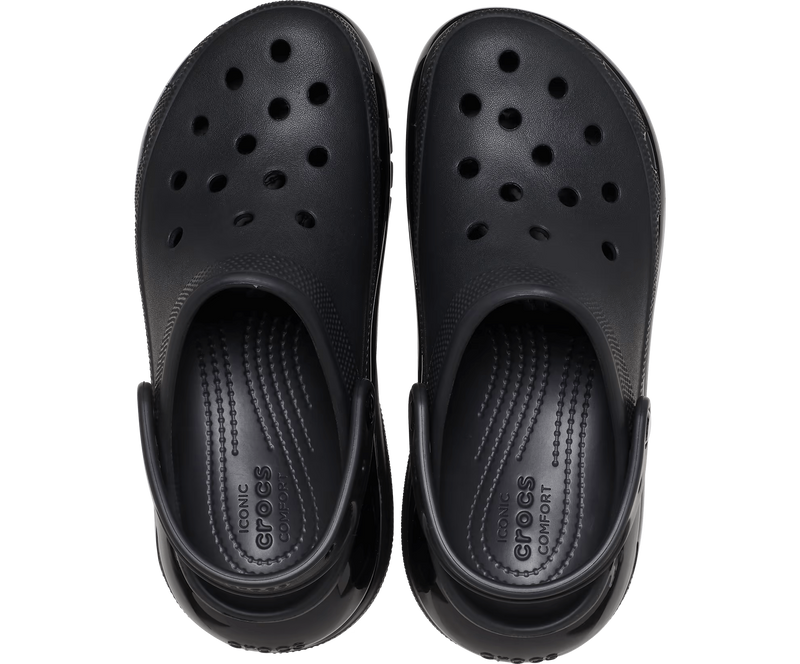 Crocs Mega Crush Clog Black Женские Крокс Мега Краш Черный 36 207988 фото спеши выбрать самые модные товары Crocs