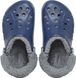 Crocs Baya Lined Fuzz-Strap Clog Navy / Bright Grey Чоловічі Жіночі Сабо Крокс Бая Фузз-Стреп 40/41 206633 фото 3 Crocs