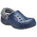 Crocs Baya Lined Fuzz-Strap Clog Navy / Bright Grey Мужские Женские Сабо Крокс Бая Фузз-Стреп 40/41 206633 фото 2 Crocs