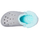 Crocs Baya Lined Fuzz-Strap Clog Bright Grey / Ice Blue Женские Сабо Крокс Бая Фузз-Стреп 38 206633 фото 2 Crocs