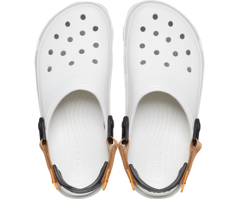 Crocs ALL-TERRAIN Clog White / Multi Чоловічі Сабо Крокс Олл-Трейн Білий 38 206340 фото поспішай обрати наймодніші товари Crocs