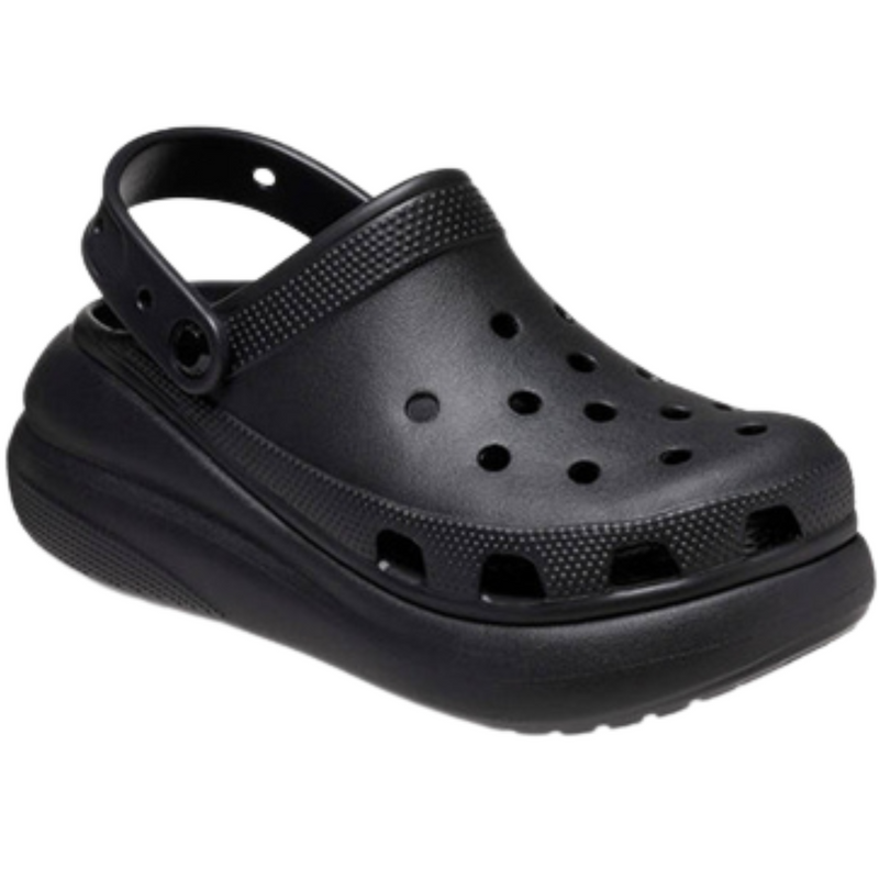 Crocs Classic Crush Clog Black Женские Сабо Крокс Классик Краш 37 207521 фото спеши выбрать самые модные товары Crocs