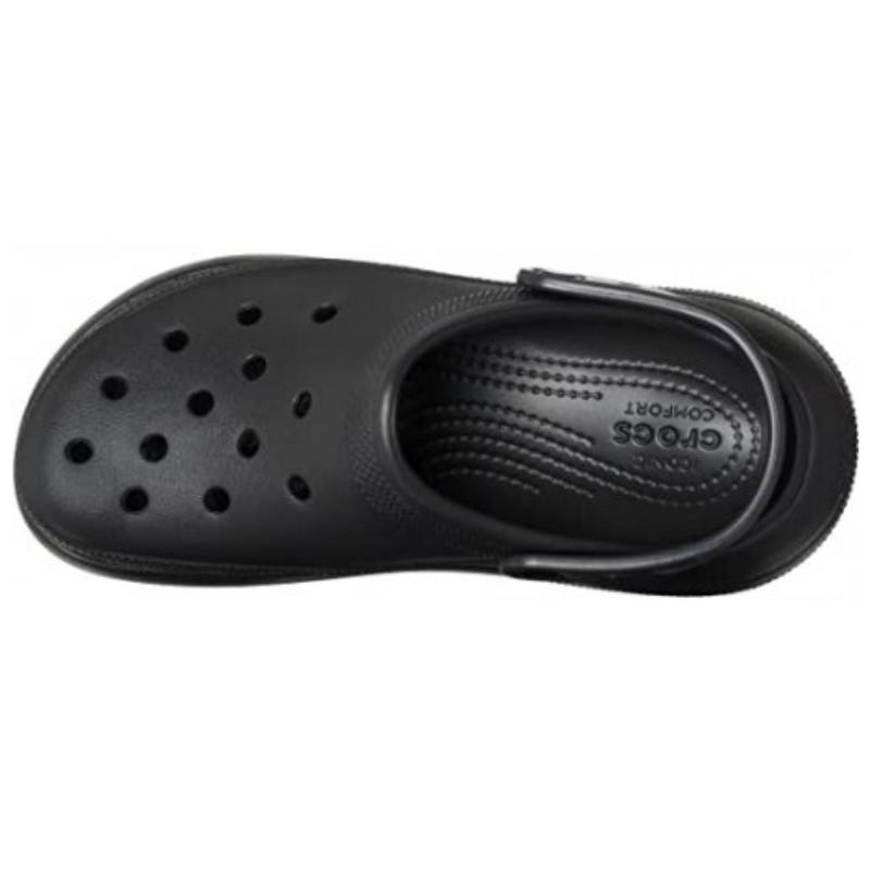 Crocs Classic Crush Clog Black Жіночі Сабо Крокс Класік Краш 37 207521 фото поспішай обрати наймодніші товари Crocs