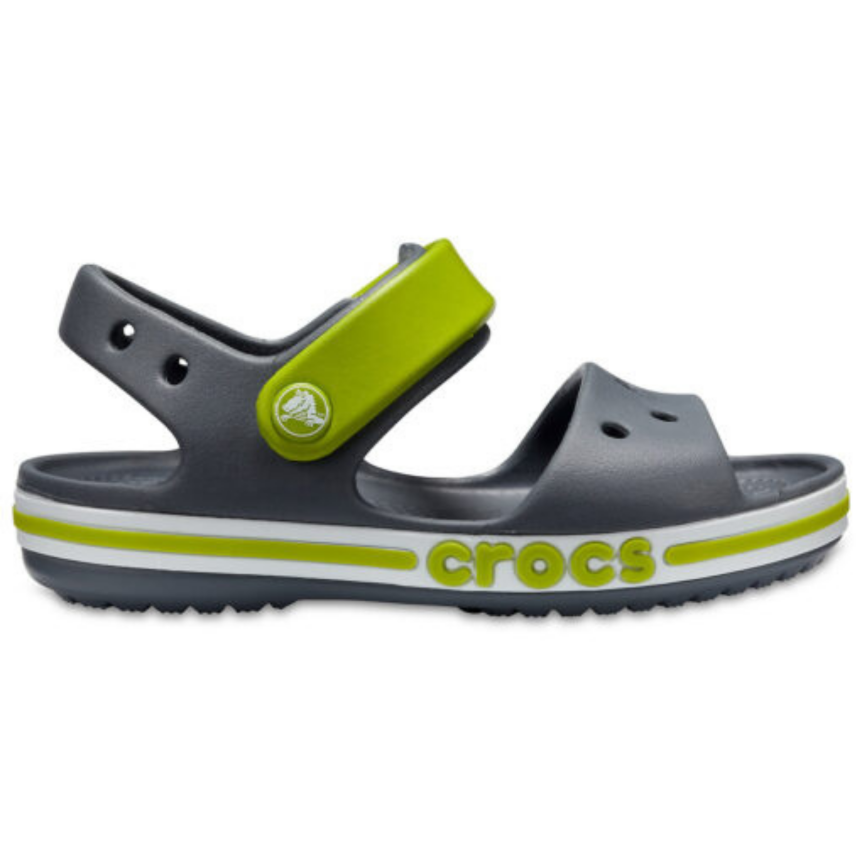 Crocs Kids’ Bayaband Sandal Charcoal Дитячі Крокс Сандалі Баябенд Кідс 24 205400 фото поспішай обрати наймодніші товари Crocs