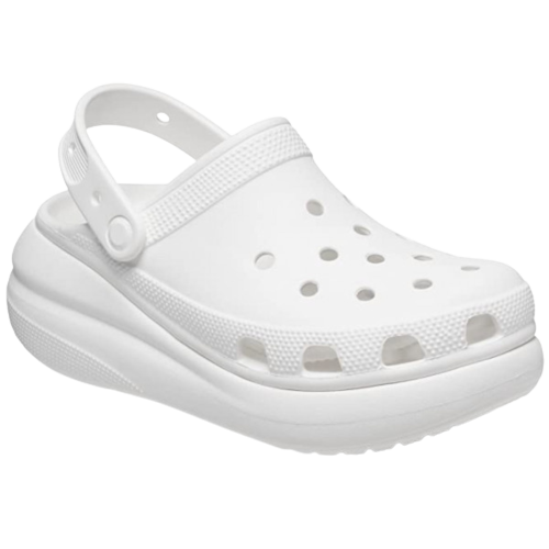 Crocs Classic Crush Clog White Женские Сабо Крокс Классик Краш 39 207521 фото спеши выбрать самые модные товары Crocs