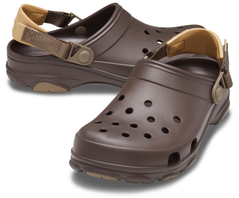 Crocs ALL-TERRAIN Clog Espresso Чоловічі Сабо Крокс Олл-Трейн Коричневий 42 206340 фото поспішай обрати наймодніші товари Crocs