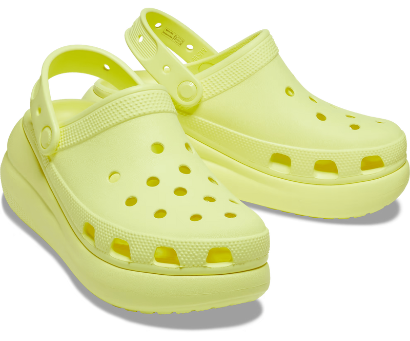 Crocs Classic Crush Clog Sulphur Женские Сабо Крокс Классик Краш 36 207521 фото спеши выбрать самые модные товары Crocs