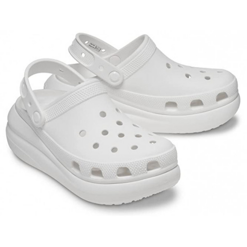 Crocs Classic Crush Clog White Жіночі Сабо Крокс Класік Краш 39 207521 фото поспішай обрати наймодніші товари Crocs