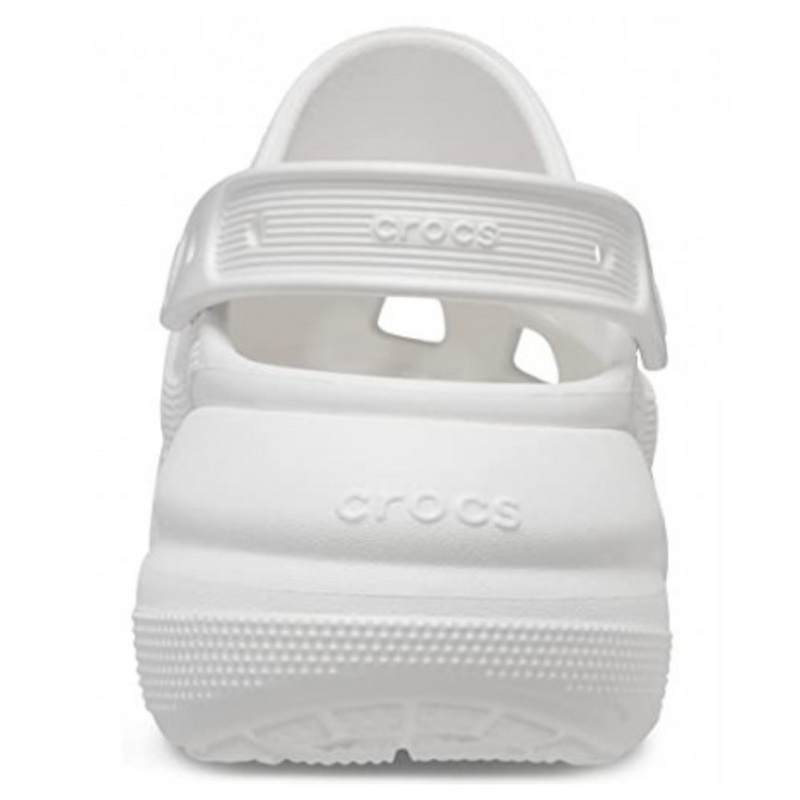 Crocs Classic Crush Clog White Женские Сабо Крокс Классик Краш 39 207521 фото спеши выбрать самые модные товары Crocs