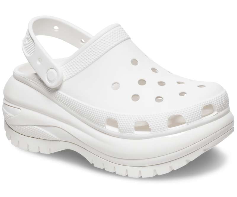 Crocs Mega Crush Clog White Жіночі Сабо Крокс Мега Краш Білий 39 207988 фото поспішай обрати наймодніші товари Crocs