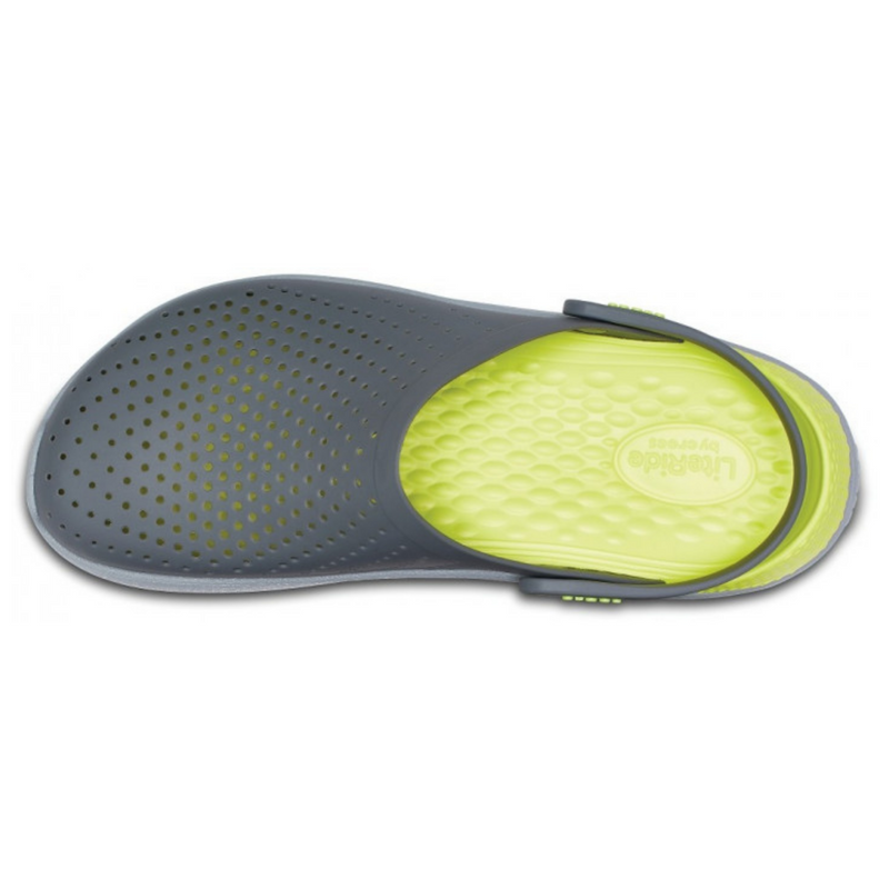 Crocs LiteRide Clog Grey/Light Green Мужские Женские Сабо Крокс Лайтрайд 40/41 19-38 фото спеши выбрать самые модные товары Crocs