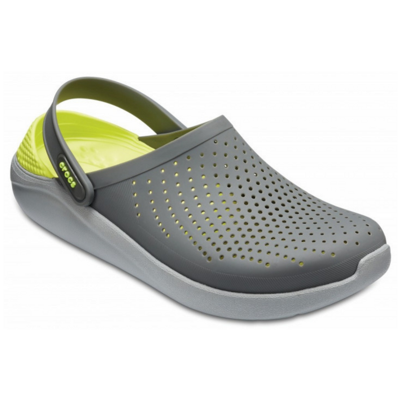 Crocs LiteRide Clog Grey/Light Green Чоловічі Жіночі Сабо Крокс Лайтрайд 40/41 19-38 фото поспішай обрати наймодніші товари Crocs