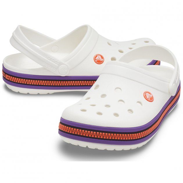 Crocs Crocband Clog Zipper/ Bang White Чоловічі Жіночі Сабо Крокс Крокбенд 36 206594 фото поспішай обрати наймодніші товари Crocs