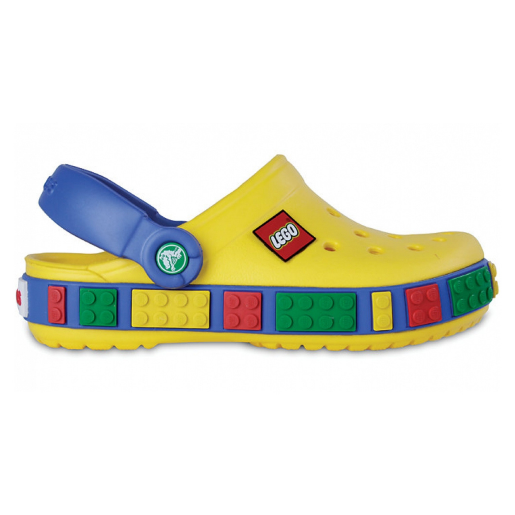 Crocs Kids' Crocband LEGO Yellow Дитячі Сабо Крокс Крокбенд Лего Кідс 23-24 12080 фото поспішай обрати наймодніші товари Crocs