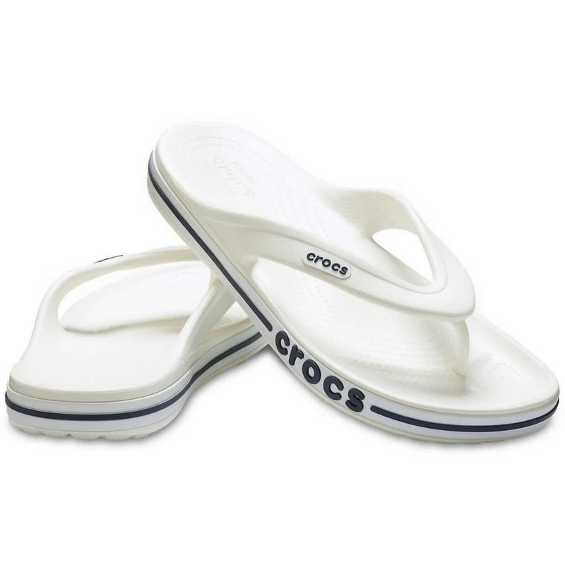 Crocs Bayaband Flip White Мужские Женские Вьетнамки Крокс Баябенд Флип 44 205393 фото спеши выбрать самые модные товары Crocs