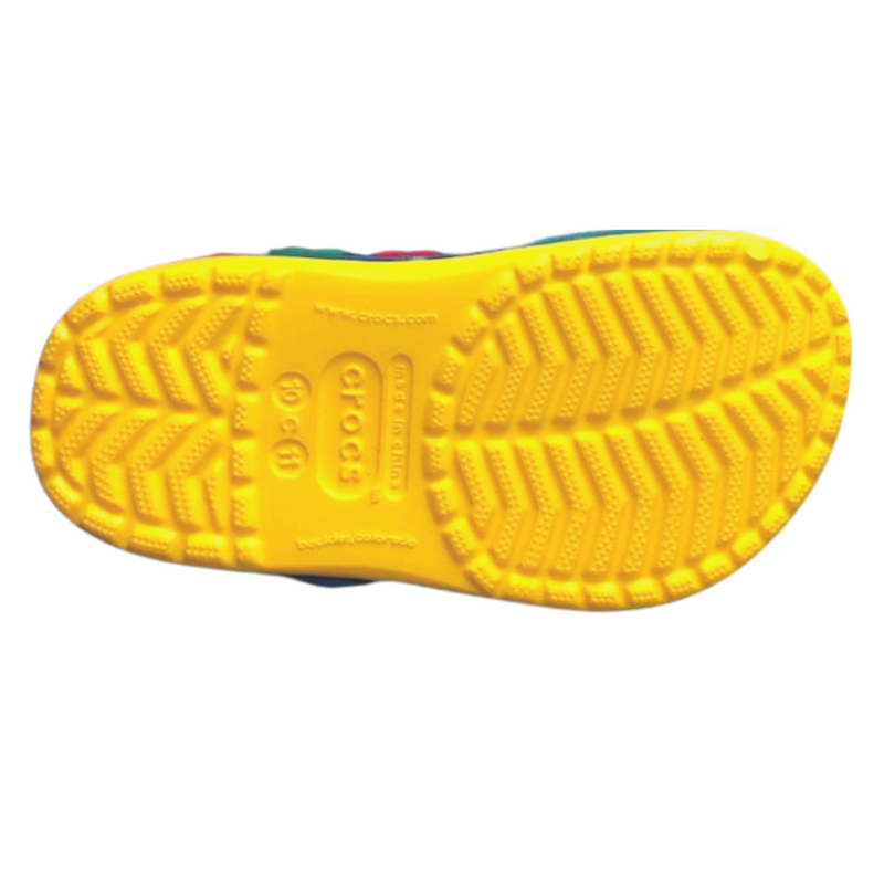 Crocs Kids' Crocband LEGO Yellow Дитячі Сабо Крокс Крокбенд Лего Кідс 23-24 12080 фото поспішай обрати наймодніші товари Crocs