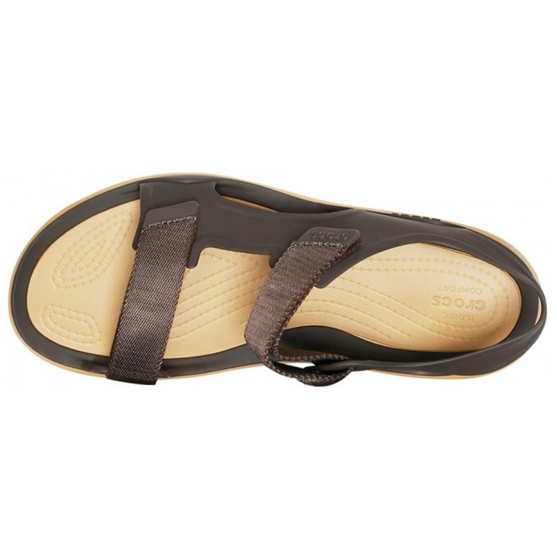 Crocs Swiftwater Expedition Sandal Espresso/Tan Чоловічі Сандалі 40-41 206526 фото спеши выбрать самые модные товары Crocs