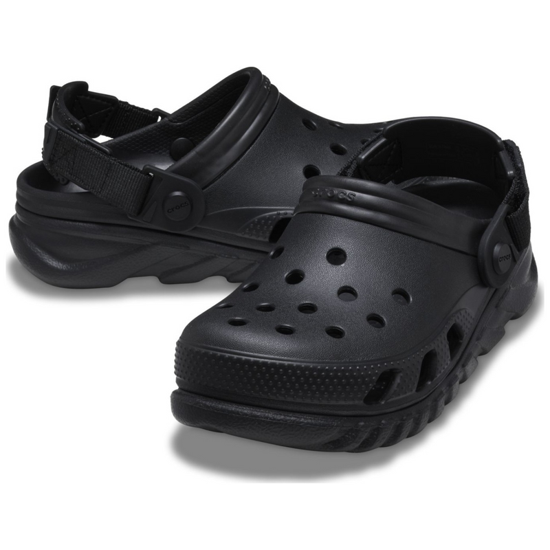 Crocs Duet Max II Clog Black Женские Мужские Сабо Крокс Дует Макс Черные 43 208776 фото спеши выбрать самые модные товары Crocs