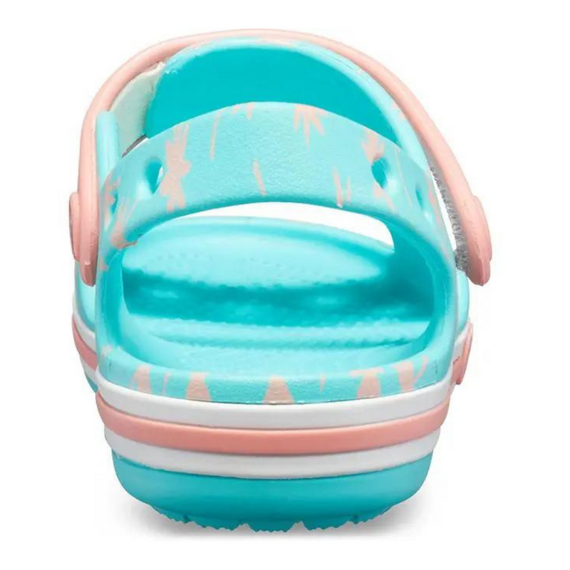 Crocs Kids’ Bayaband Sandal Pool Blue & Peach Дитячі Сандалі Крокс Баябенд Кідс 25 205400 фото поспішай обрати наймодніші товари Crocs