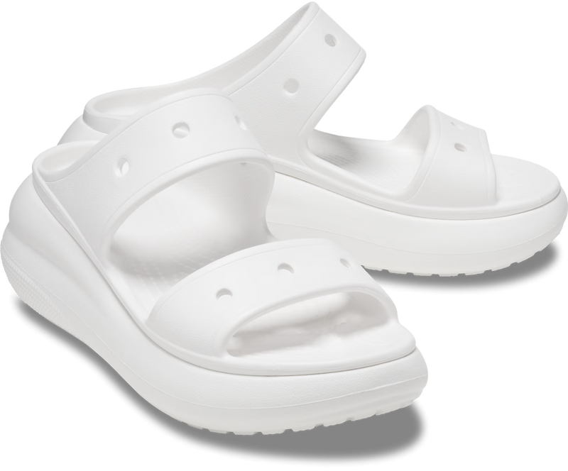 Crocs Classic Crush Sandal White Жіночі Сандалі Крокс Класік Краш 36 207670 фото поспішай обрати наймодніші товари Crocs