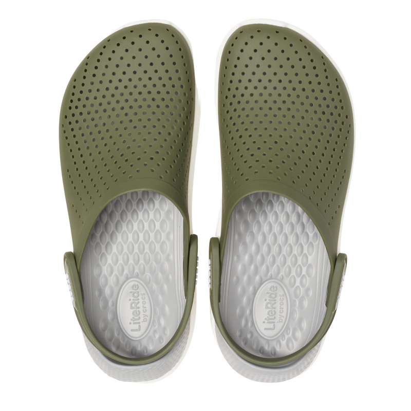 Crocs LiteRide Clog Army/Green Мужские Женские Сабо Крокс Лайтрайд 36 17-34 фото спеши выбрать самые модные товары Crocs