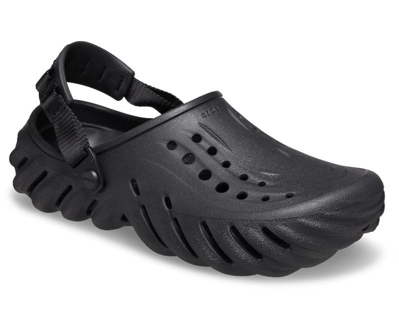 Crocs Echo Clog Black Мужские Сабо Крокс Эхо Черный 42 207937 фото спеши выбрать самые модные товары Crocs